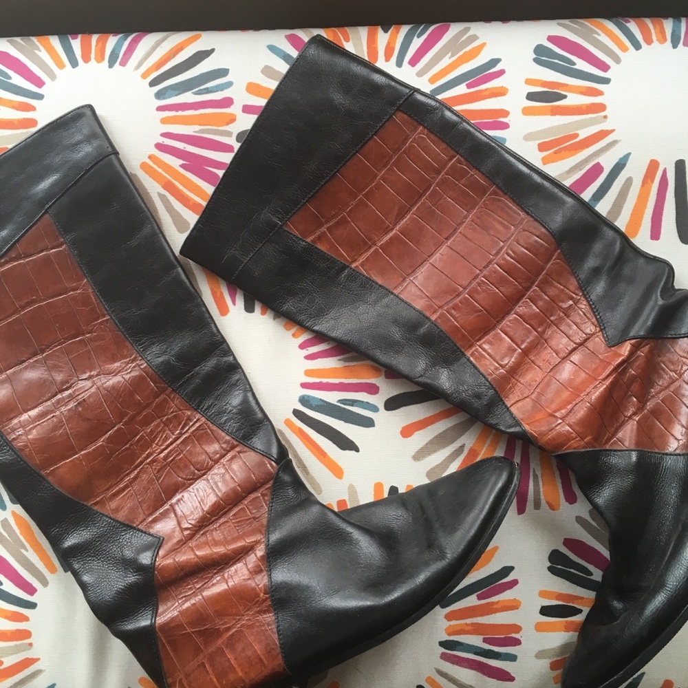 Vintage Italian Made Riding Boots